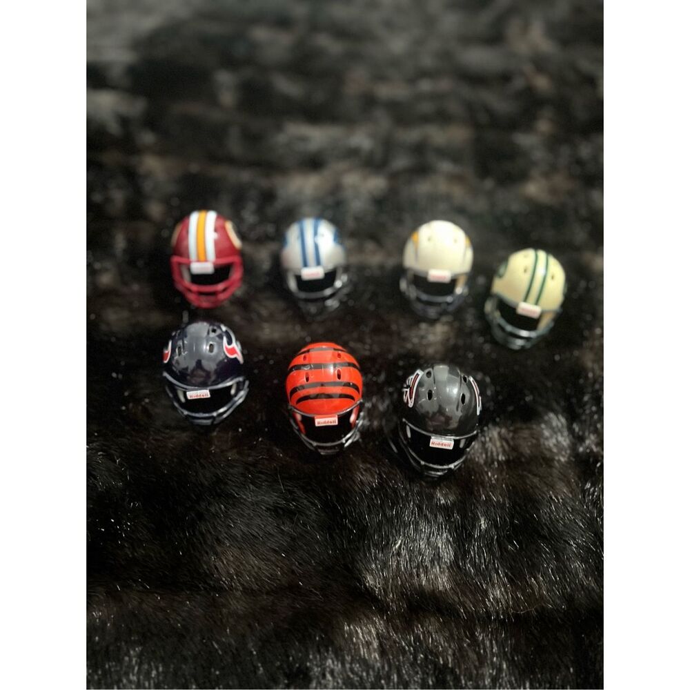 Riddell NFC and AFC ! CONFERENCE MINI POCKET HELMET lot 2012